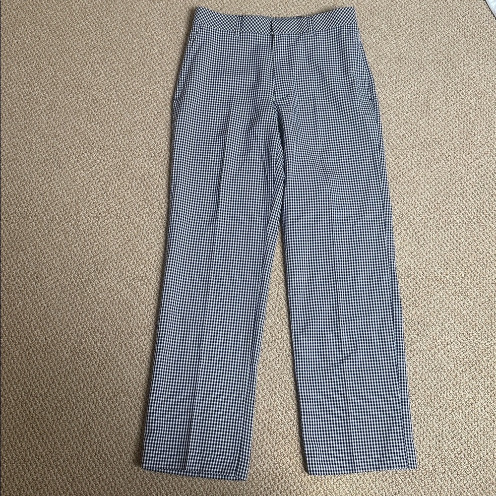 Walter Hagen Golf Pants Men’s 30x30 – Navy Micro Gingham Check, Flat-Front